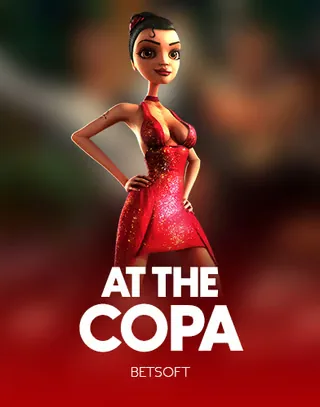 At the Copa slot by Betsoft at RoyalRook Casino